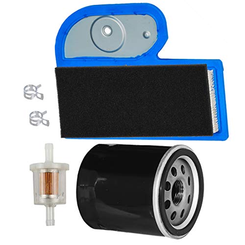 Carkio M137556 Luftfilter mit MIU10955 Vorfilter mit AM101001 Ölfilter Kraftstofffilter für John Deere LT180 LTR180 LX277 GT235 GT235E Rasentraktor Rasenmäher Cover
