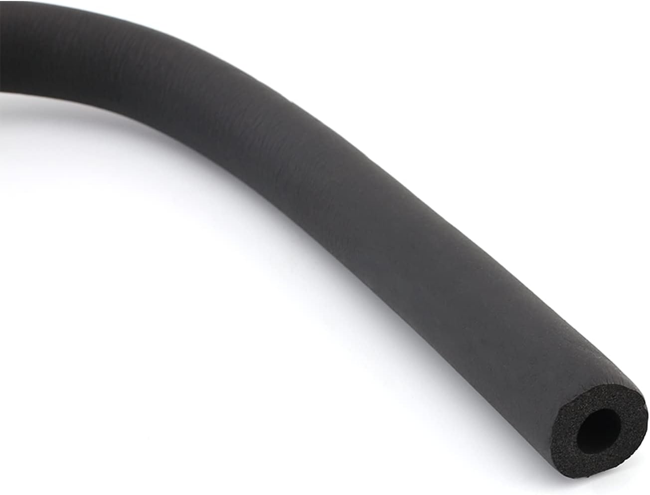Othmro 1 PCS Foam Hose 0.51 inches x 0.35 inches(ID*T) Air Conditioner Heat Insulation Pipe Black 5.9 Foot Length