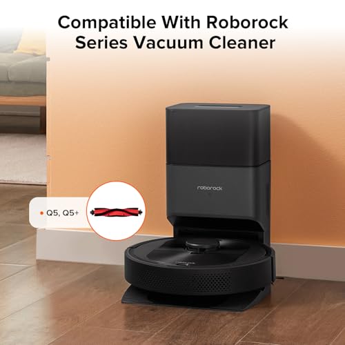 Image of roborock Rubber Main Brush Replacement for Q5 and Q5+ Robot Vacuum Cleaner, Roller Brush Accessories Kit