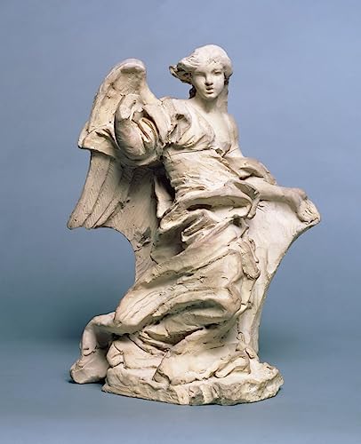 Impression d'art Ange à moitié agenouillé Bernini tableau décoration murale toile 60x90