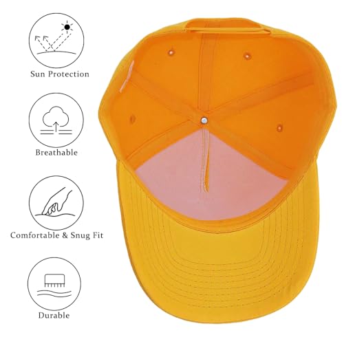 Image of 5-Panel Baseball Cap for Workouts, Hiking, Outdoor Sports, Customizable DIY Design, All-Season Comfort Fit, Adjustable