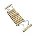 Bird cage ladders Bird cage Stand Bird Wood Toys Bird ladders Wooden Toys for Hamsters Climbing Toys Cockatiel Ladder Hamster Toys Bird Climbing Bridge pet to Climb Bamboo
