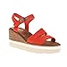 TOMS Women's Darya Wedge Espadrille Heel Casual Sandal Flame, 8.5