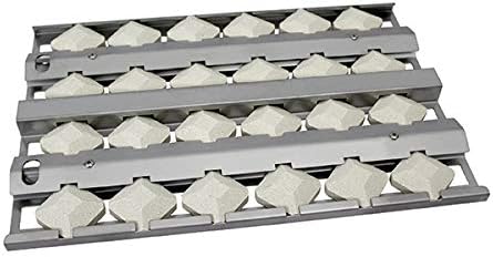 MHP Twin Eagles Wolf Stainless Steel Ceramic Briquette Tray w/Briquettes 18″ x 12-1/8″