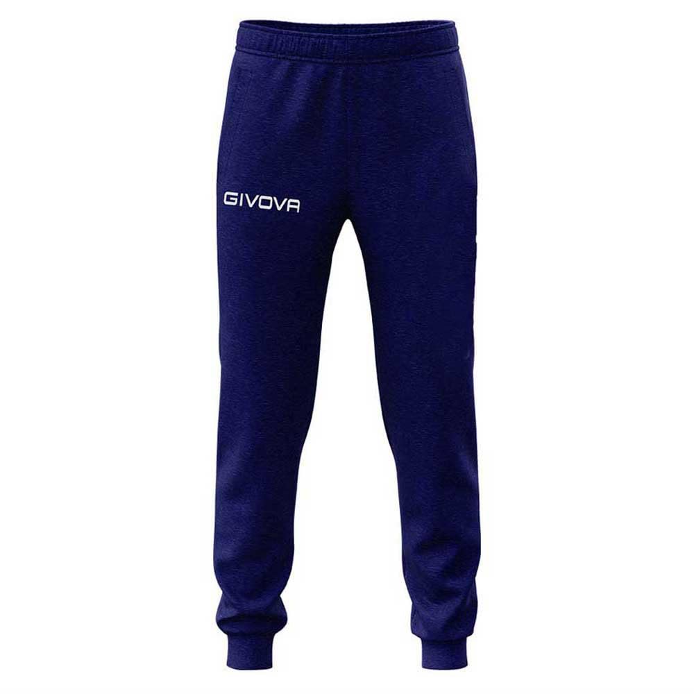 Givova PANTA COTONE KING LOGO SMALL BLU Tg. 2XS