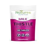 Milk Thistle Tablets | 80% Silymarin | 120 Tablets | Vegan UK Made