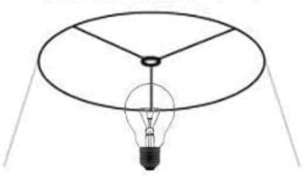 Upgradelights Eggshell Silk 12 Inch Empire Washer Fitter Lampshade Replacement (6 Inch Top X 12 Inch Bottom X 8 Inch Height)