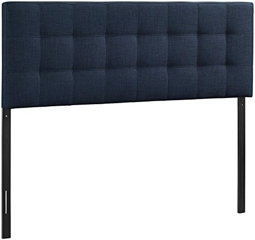 Full Size Upholstered Tufted Headboard (Navy)