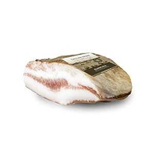 Salumi Pasini Guanciale, gekruid, in plakjes gesneden, Italiaans eten per, 250 gr