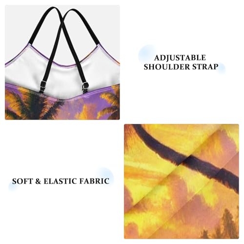 Seaside Palm Tree Bathing Suits for Girls Swimsuit Summer Beach One Piece Swimsuits Swimwear3