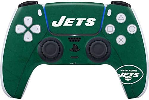 Skinit Decal Gaming Skin Compatible with PS5 Controller - Officially Licensed NFL New York Jets Design