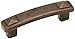 Amerock | Cabinet Pull | Rustic Bronze | 3 inch (76 mm) Center to Center | Forgings | 1 Pack | Drawer Pull | Drawer Handle | Cabinet Hardware