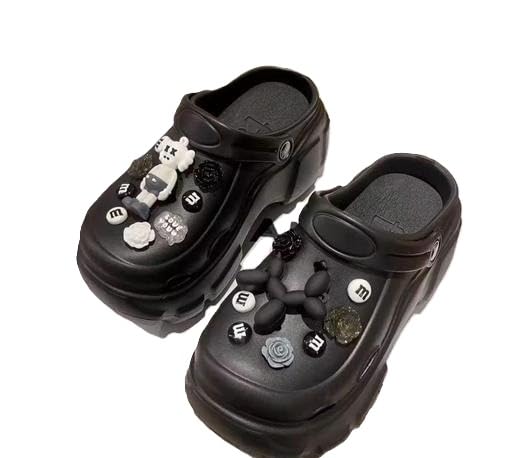 Extra Soft EVA Sandals for Girls with Comfortable Design for Indoor and Outdoor Use 8 Black-image-46