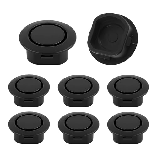 8PCS Car Bumper Sensor Hole Plugs Cover,Parking Sensor Radar Hole Plug Covers for Water & Dust Protection,Universal Automotive Bumper Plugs Cover Car Accessories for Most Vehicles