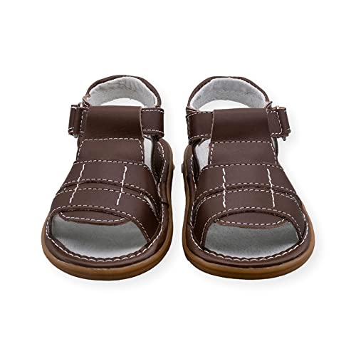 Image of Wee Squeak Toddler Squeaky Sandals with Removable Squeaker in Fun Styles & Colors for Boys and Girls