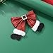 Christmas Hair Bows Clips for Girls Christmas Santa Boot Hair Accessories Sparkly Sequin Xmas Boutique Hair Clips Bowknot Alligator Clips Hairpins Barrette for Xmas Party Gifts(Style C)