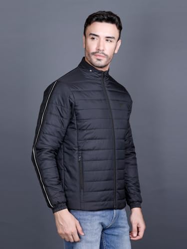 Image of RARE TIMES Men Puffer Jacket | Padded Jacket | Quilted Jacket | Trendy Winter Full Sleeve with Zipper Pocket Jacket (Pack of 1)
