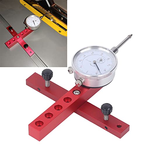 Fauitay Table Saw Gauge Basic Kit,Table Saw Dial Indicator 0.001In Accuracy Adjustable Machinery Tool Alignment System 0.01In To 1In (Short) #TOP2