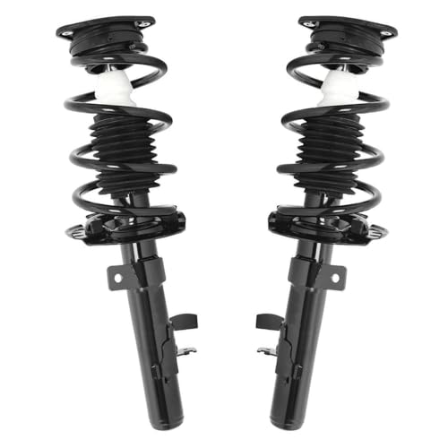 Image of Detroit Axle - 10pc Front Struts Kit for 2013 Ford Escape, 2 Lower Control Arms with Ball Joint 2 Struts and Coil Spring 2 Sway Bars 4 Inner Outer Tie Rods Replacement Suspension Kit