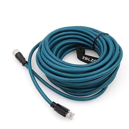 Cable Ethernet Cat 7e M12 A-Coded 8 Pin a RJ45 10 m miniatura 6