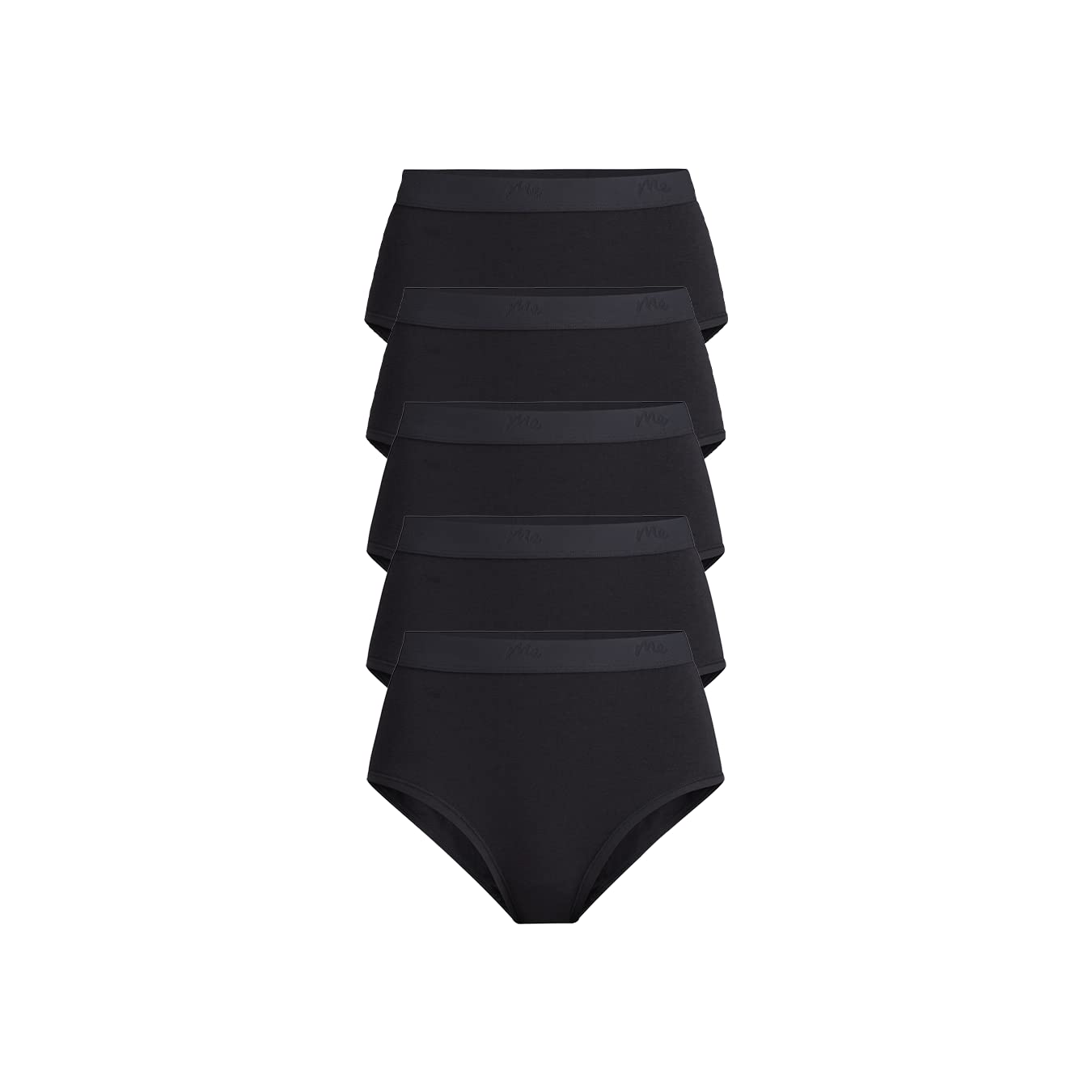 MeUndies– Women’s Stretch Cotton High Waisted Briefs – Soft Underwear for Women– Amazon Exclusive Fabric - 5 Pack