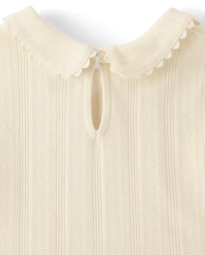 Image of Gymboree Girls' and Toddler Short Sleeve Peter Pan Collar Shirt