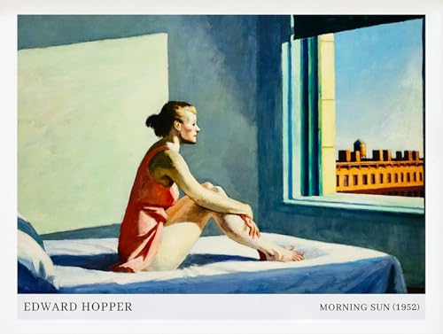 Toile Edward Hopper Soleil Du Matin 90x60cm pour habiller un mur vide