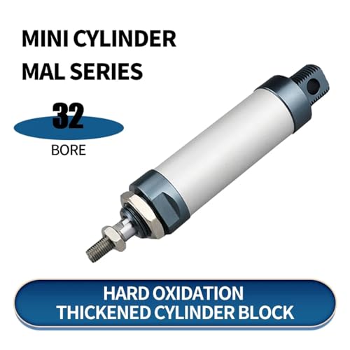 Vérin pneumatique MAL 32mm mini cylindre double effet aluminium