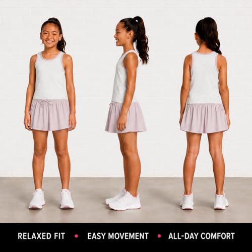 Image of Reebok Girls 2-Piece Short Set - Sleeveless Tank Top & Butterfly Shorts