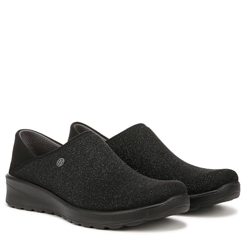 Image of LifeStride Women's Getaway Slip On Loafer Black Shimmer 8 M