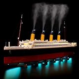 DALDED LED Lighting Kit for Lego Titanic, LED Light Compatible with Lego 10294 Building Block Models (Not Include Lego Set)