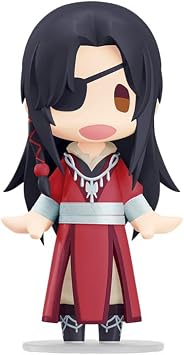 THE UNTAMED Heaven Officials Blessing Chibi-Style Desktop Figurines, Movable Head, Anime Collectible Decoration Hua Cheng
