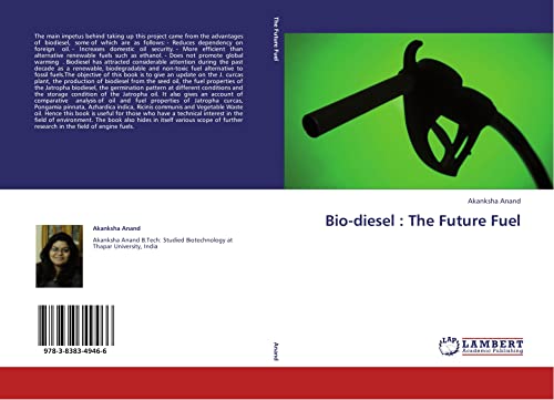 Preisvergleich Produktbild Bio-diesel : The Future Fuel