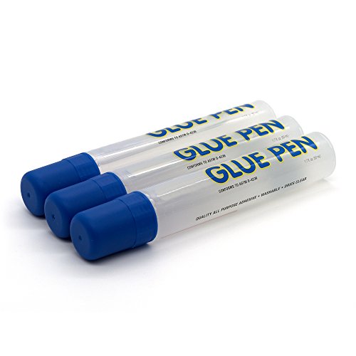 Emraw Multi-Purpose Washable Glue Pen 50 Ml (1.7 Fl. Oz.) Safe Smooth Wrinkle Acid Free Used On Photos, Paper Etc. - Good For School, Home & Office (6-Pack) #TOP2