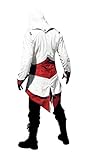 DAZCOS Adult Unisex Killer Cosplay Costume Hoodie/Jacket/Coat Red White (Men M)
