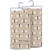 Primitives by Kathy Bee Happy Dish Towel