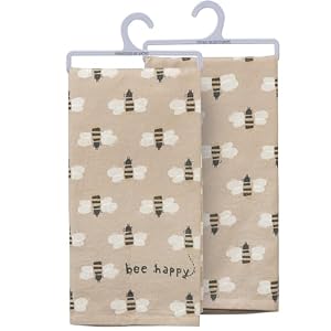 Primitives by Kathy Bee Happy Dish Towel