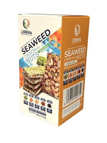 Image of Combo - Cheese Seaweed Nuts and Seaweed Wasabi Nuts - Thanh Rong Bien Vi Pho Mai va Thanh Rong Bien Vi Wasabi - 4 Oz per Box with 2 Boxes per Order