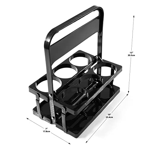 Porta-bebidas para entrega – Porta-bebidas de plástico com alça – Suporte dobrável para bebidas para