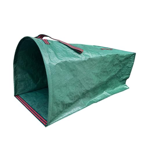 40 Gallon?150L?Dustpan-Type Garden Bag Collapsible Yard Waste Bag for Leaves, Reusable Garden Bag Container and Leaf Bag for Lawn Care and Gardening, Collapsible Trash Can