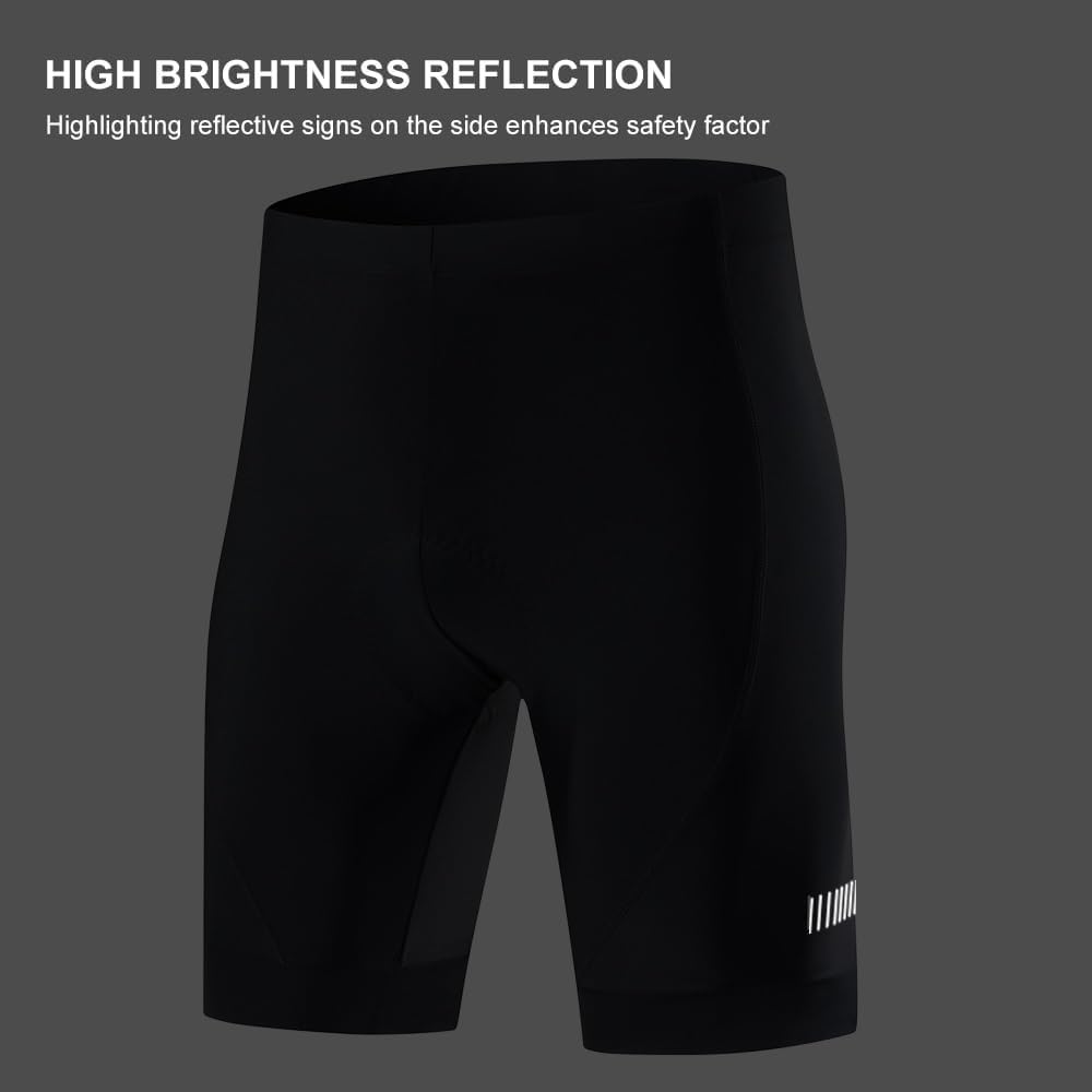 Pantalones Cortos De Ciclismo Pantalones cortos de ciclismo transpirables for hombre, pantalones for deporte carretera, medias for bicicleta, almohadilla esponja a prueba golpes