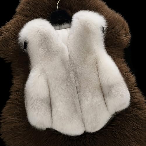 Baby Girls Sleeveless Jacket Full Zipper Soft Faux Furry Vest Coat Kids Fall Winter Warm Waistcoat Outerwear4