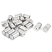 Frameless Glass 19mm x 30mm Stainless Steel Standoff Pins Clamp 20pcs
