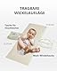CEI-CEI Baby Wickeltasche/Rucksack mit Wickelunterlage, Wickelrucksack Groß, Windeltasche für Unterwegs Mommy Bag mit Isolierter Flaschentasche, Wasserdichtes Neoprengewebe (Braun)