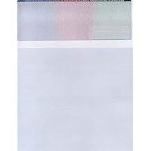 MICRmate Multi Color Top Check Paper - 1,000 Sheets CHKS615 Blue-Burgundy-Green