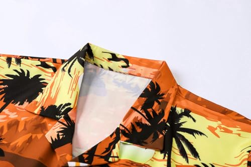 Image of SANGTREE Family Matching Hawaiian Outfits , Casual Beach Travel Clothes ,Vacation Clothing Set for Women & Men & Girls & Boys