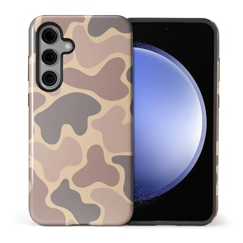 Coque de protection hybride Samsung Galaxy S25 Plus motif camouflage