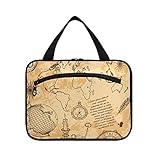 Grande capacità: abbiamo due dimensioni. Taglia M: 27,5 cm x 8,07 cm x 14 cm), taglia L: 32 cm x 23 cm x 14,5 cm. Borsa per cosmetici e articoli da toeletta efficienti per contenere i tuoi oggetti essenziali, lozioni, shampoo, fondotinta in polvere. La mezza apertura della tasca frontale è abbastanza grande da contenere più accessori.