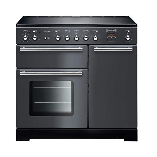 Rangemaster Toledo + TOLP90EISL/C 90cm Electric Range Cooker with Induction Hob - Slate - A/A Rated