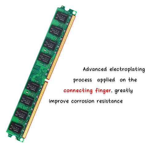 Image of 8GB Kit (4x2GB) DDR2 800Mhz Udimm RAM, Royemai DDR2-800U PC2-6400 2GB 1.8V CL6 240-pin 2Rx8 Non-ECC Unbuffered Desktop Computer RAM Memory Modules